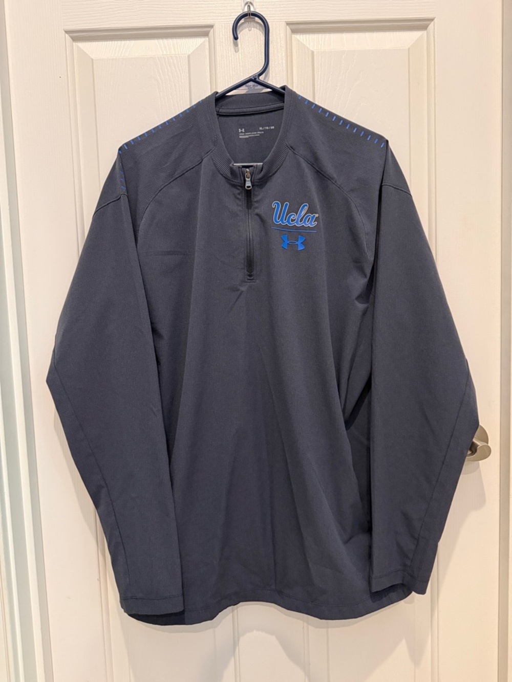 Under Armour UCLA Navy Pullover with Powder Blue Logo